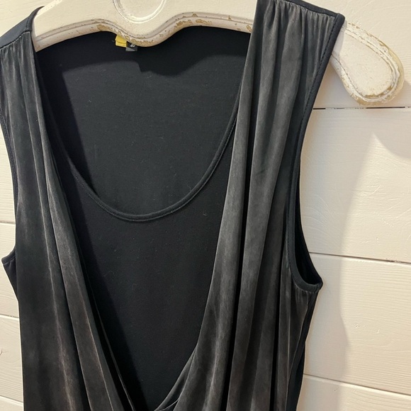 📍Black Silk Drape Dress - Axara Paris (Size 40) - Picture 8 of 9